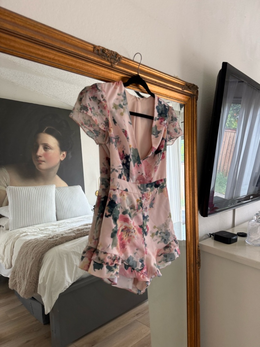 BePink Floral V-Neck Romper